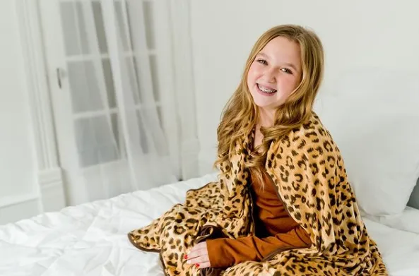 Artisan PM: Adult Swaddle Blanket - Leopard II